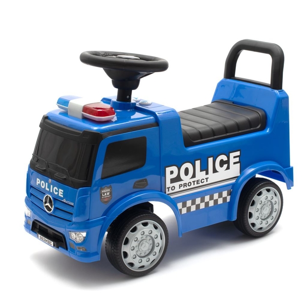 Dětské odrážedlo se zvukem Mercedes Baby Mix POLICE modré