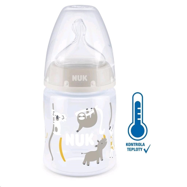 Kojenecká láhev NUK First Choice Temperature Control 150 ml beig