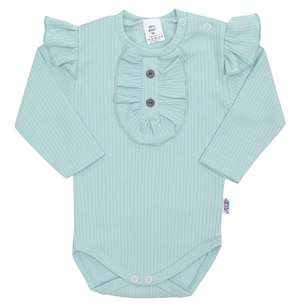 Kojenecké body New Baby Stripes ledově modré Velikost 62 (3-6m)