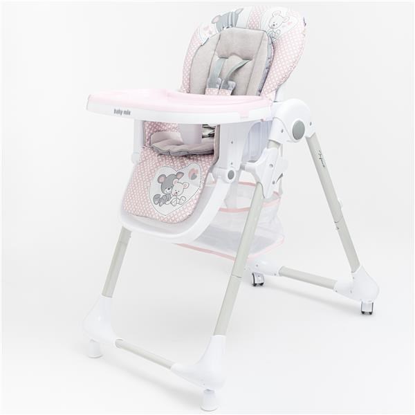 Jídelní židlička Baby Mix Infant pink