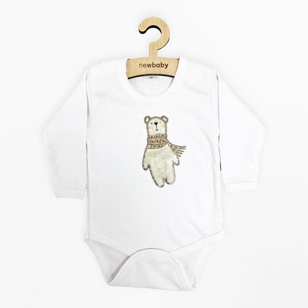 Kojenecké body s dlouhým rukávem New Baby Polar Bear Velikost 74