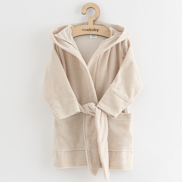 Dětský froté župan New Baby Comfortably beige Velikost 80/86