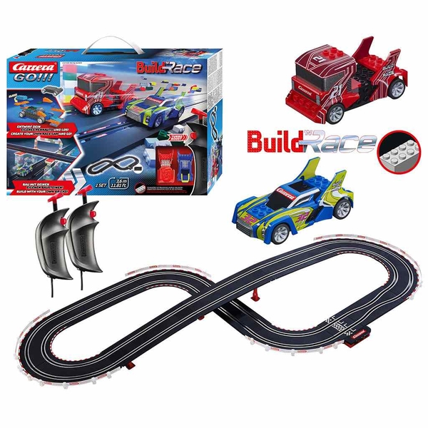 Autodráha Carrera Go Build&#039;n Race - Racing Set 3,6m