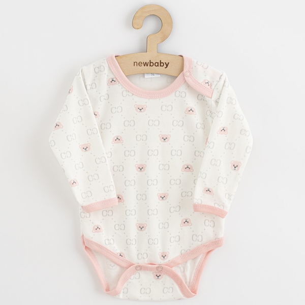 Kojenecké body New Baby Classic II medvídek růžový Velikost 80 (