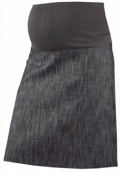 Těhotenská sukně - DENIM modrá/granát