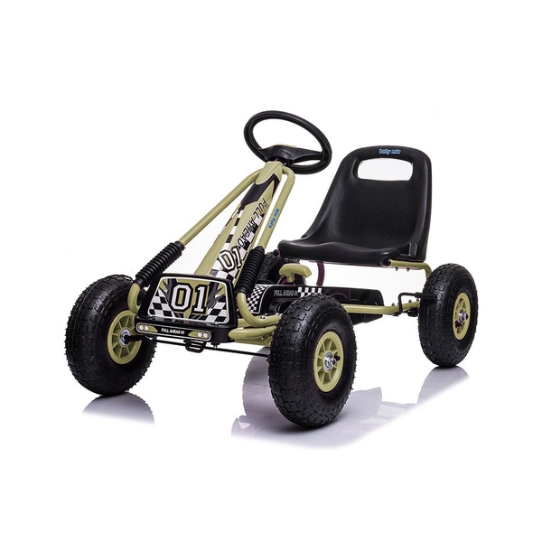 Dětská šlapací motokára Go-kart Baby Mix Razor zelená