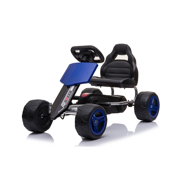 Dětská šlapací motokára Go-kart Baby Mix Speedy modrá