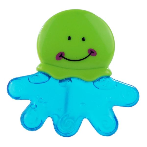 Kousátko plastové chladící - CHOBOTNICE zeleno-modrá - BabyMix
