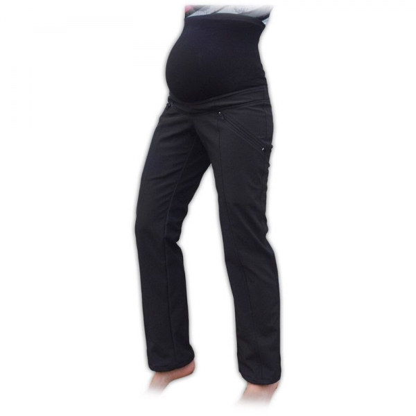 JOŽÁNEK Sportovní těhotenské oteplené softshellové kalhoty Sága