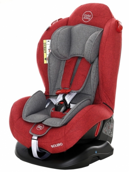 Autosedačka CotoBaby - BOLERO červeno-šedá - 0-25kg