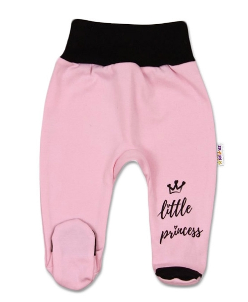 Polodupačky kojenecké bavlna - LITTLE PRINCESS růžové - vel.56