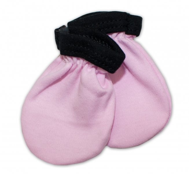 Rukavice kojenecké bavlna - PRINCESS růžové 