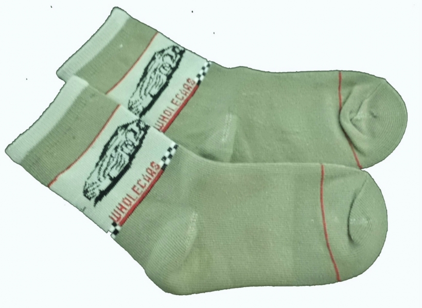 Ponožky dětské bavlna - AUTO zelené - vel.15-16