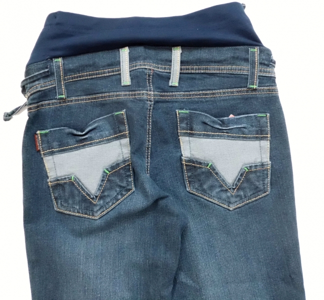 Těhotenské kalhoty 2v1 WINDSTAR - RIFLE 210 tmavě modré 