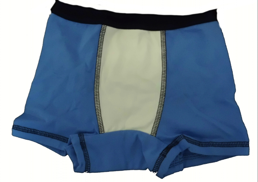 Chlapecké spodní prádlo - TRENÝRKY BOXERKY modro-smetanové 