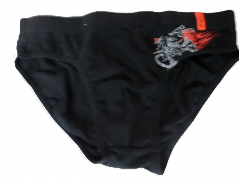 Chlapecké spodní prádlo - SLIPY MOTOCROSS černé