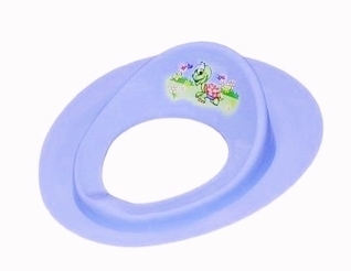 Dětské sedátko na WC plastové - ŽELVA světle fialové - Tega