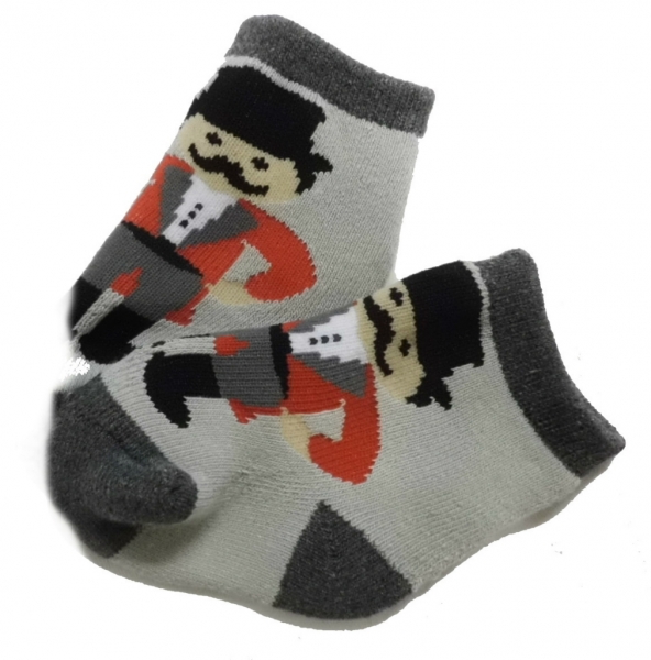 Ponožky kojenecké froté - KROTITEL šedé 
