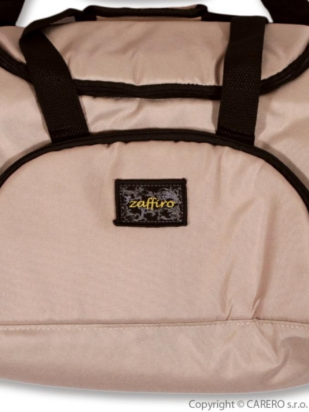 Taška na kočár Zaffiro - WOMAR béžová - detail
