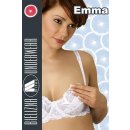 Podprsenka kojící s kosticemi - EMMA Mitex bílá 