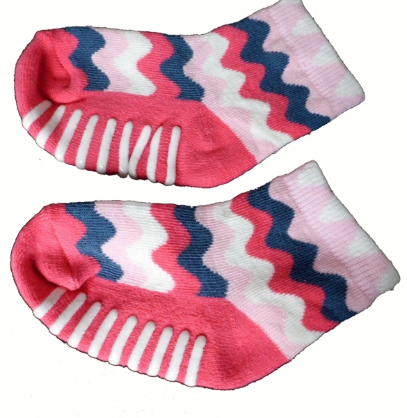 Ponožky/Capáčky dětské bavlna s ABS a froté chodidlem - KLIKATÝ