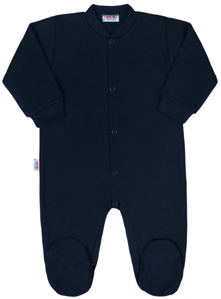 Overal kojenecký bavlna - CLASSIC tmavě modrý - vel.74