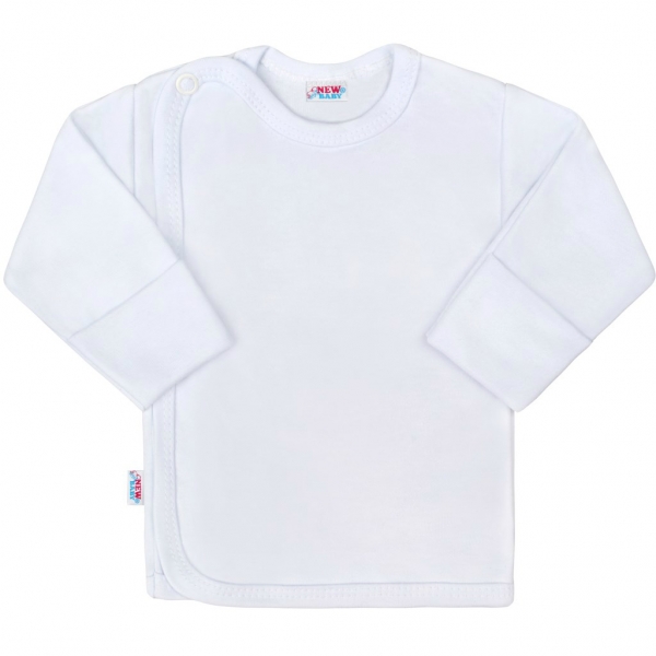 Košilka kojenecká bavlna - CLASSIC bílá 