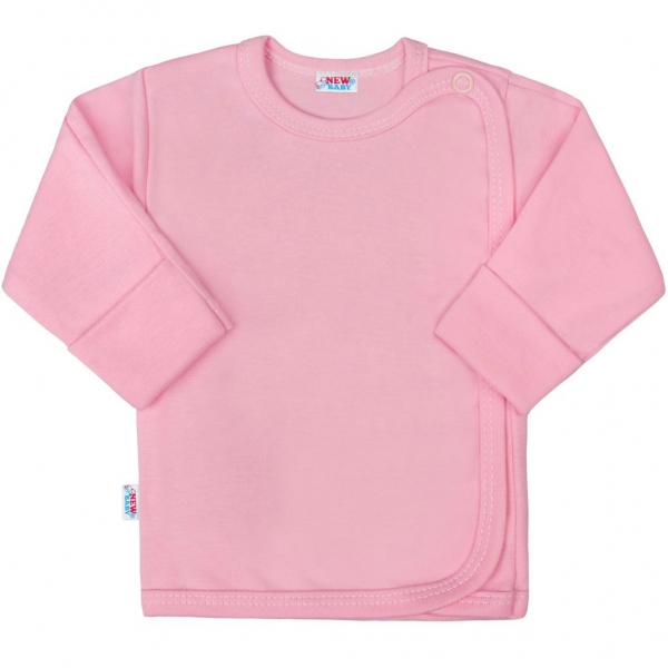 Košilka kojenecká bavlna - CLASSIC růžová 