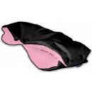 Rukávník na kočár šusťákovina/fleece - IVEMABABY černý s růžovou