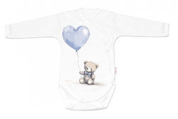 Sada do porodnice pro miminko 4D Teddy Love - bílá/modrá