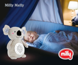 Plyšový usínáček koala s projektorem Milly Mally